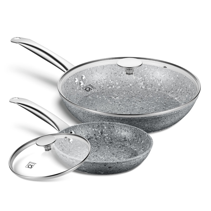 4 - Piece Non-Stick Aluminum Cookware Set