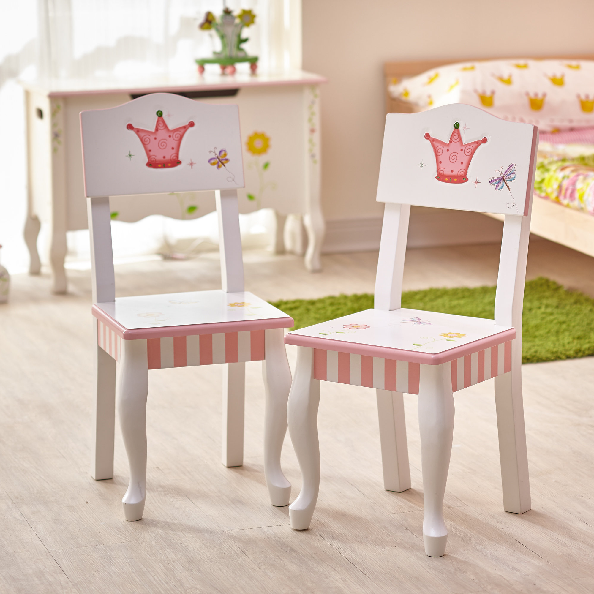 Fantasy Fields by Teamson Kids Princess Frog Kids 12.6 Desk Or