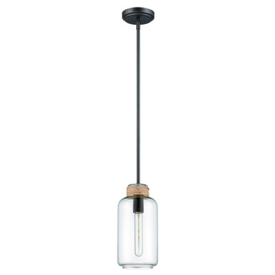 1 - Light Espresso Single Pendant