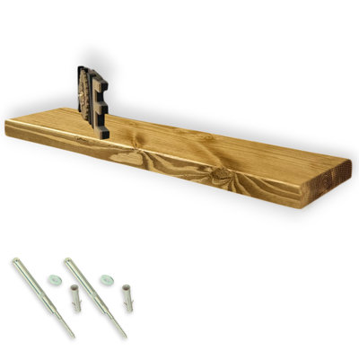 Shelf | Wall-Mounted Wooden Board With FLOATING Brackets