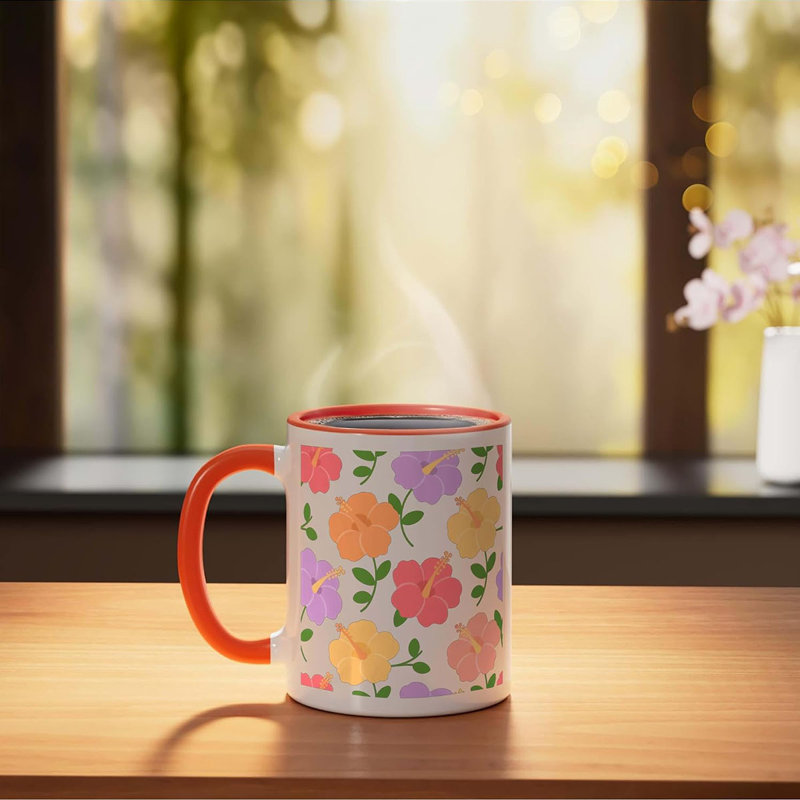 Ceramic Coffee Mug, Orange