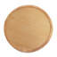 Table de bout ronde en bois massif, naturel