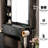 Maestri Small Space Left Bedside Cabinet Vanity Table + Cushioned Stool, Extra Large Right sliding mirror-1057862046