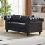 Luxueux canapé modulaire capitonné avec coussins confortables et pieds robustes-127658184