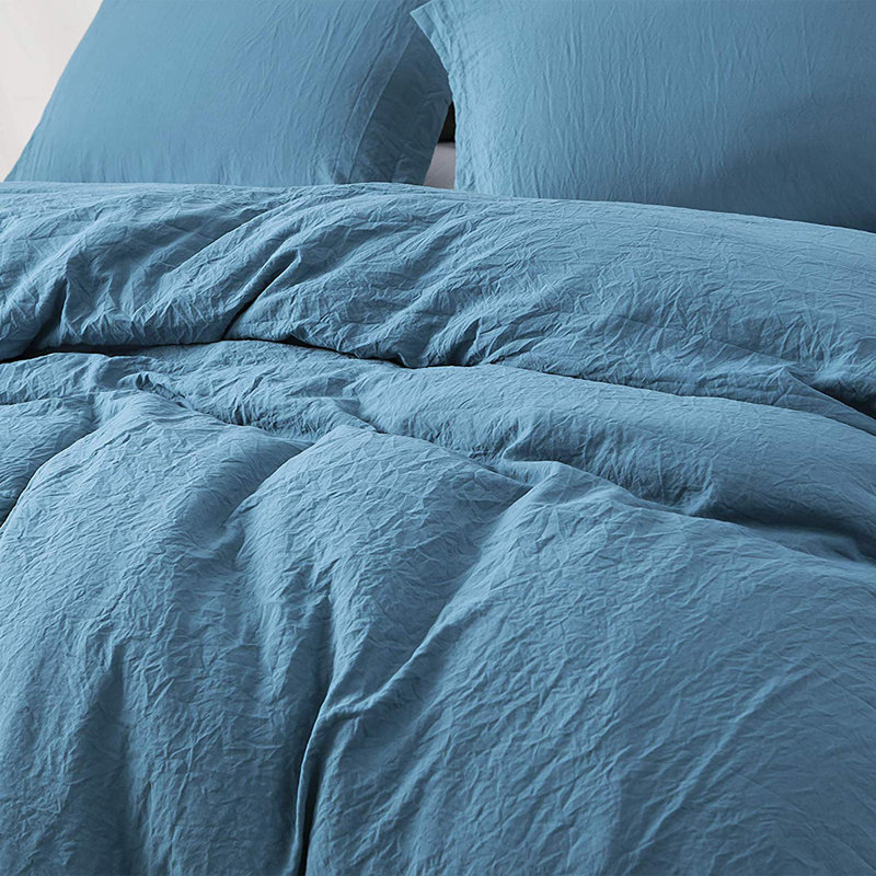 Ensemble d'édredon en duvet synthétique Ultra Cozy, Édredon grand + 2 taies décoratives, Sarcelle profondeurs de l’océan