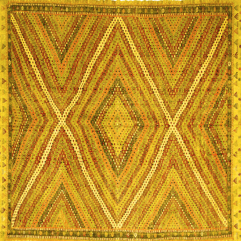 Performance Southwestern Indoor Rug, Square 5'