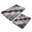 Ensemble de tapis de bain 2 pièces Aveline Wavy Pebble