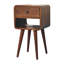 Bressyln 30cm W Solid Wood Bedside Table-1195389551