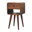 Bressyln 30cm W Solid Wood Bedside Table-252442553