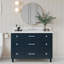 ARIEL Monroe 48 Single Sink Bathroom Vanity with Carrara Quartz Top-1351750949-1376610448-1376610449