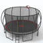 Trampoline citrouille
