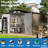 Outdoor Storage Shed， Metal Storage Shed With Updated Frame Structure And Lockable Doors, Waterproof Shed For Backyard, Patio, Garden-99056768