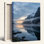 «Mountain Lake», reproduction d'art sur toile, ensemble de 1