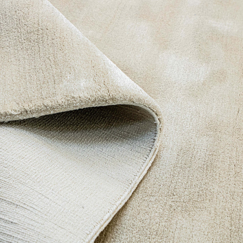 Hand Knotted Area Rug in Taupe
