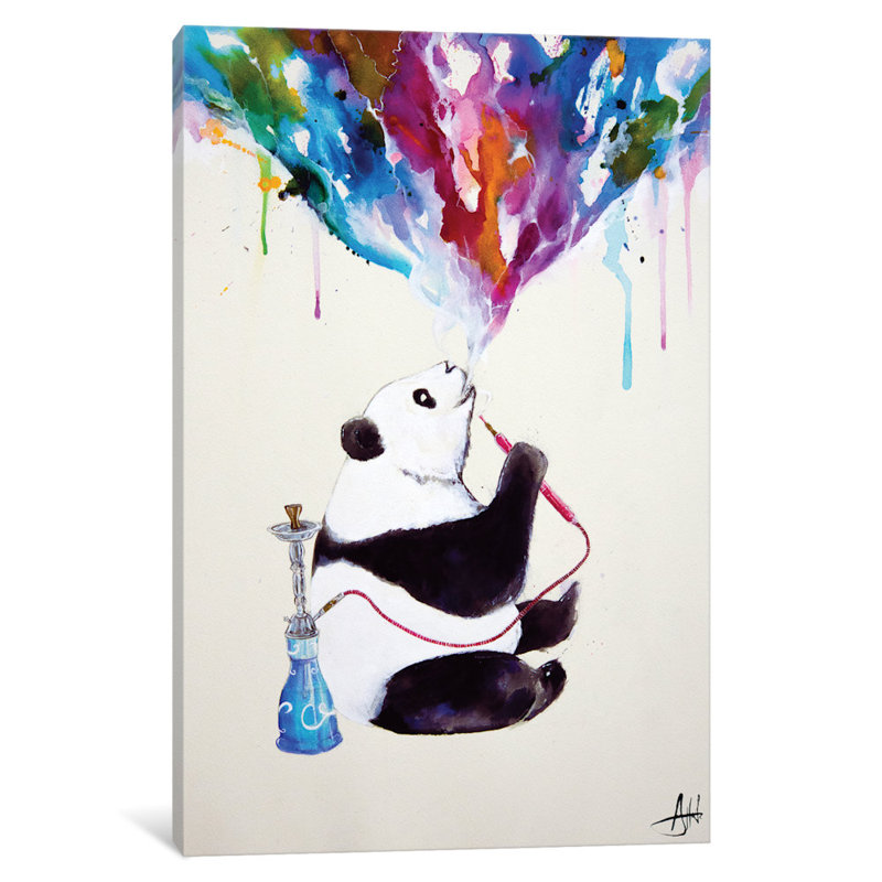 « chai », reproduction d’art sur toile tendue, H 12 po x l 8 po x P 0,75 po