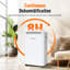 White Energy-Saving Dehumidifier