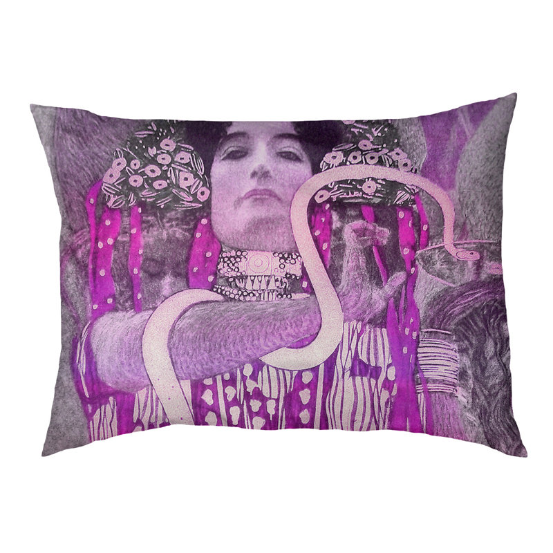 Coussin stylisé pour chat hygeia Carlile, Moyen (L 42,5 po x l 32,5 po), Rose / gris