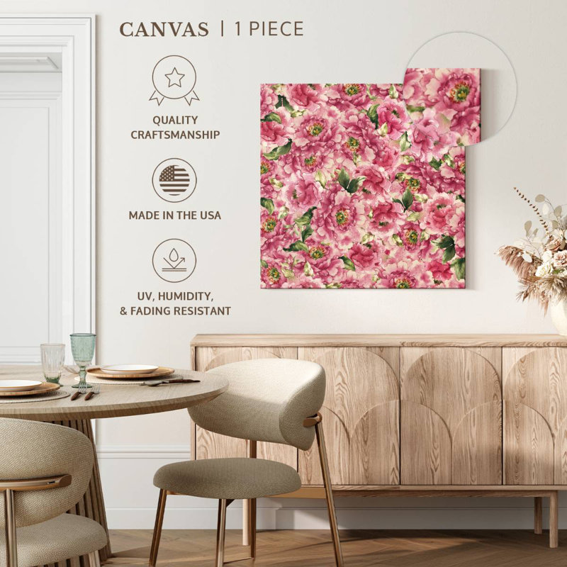 Bloom Pattern, 16" H x 16" W