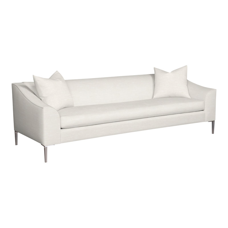Tess Bench Seat Sofa, Nadia Parchment 100% Polyester