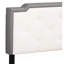 Grand lit confortable gris - l 86 po x l 63 po x H 47 po, fait de mousse de coton pour plus de confort