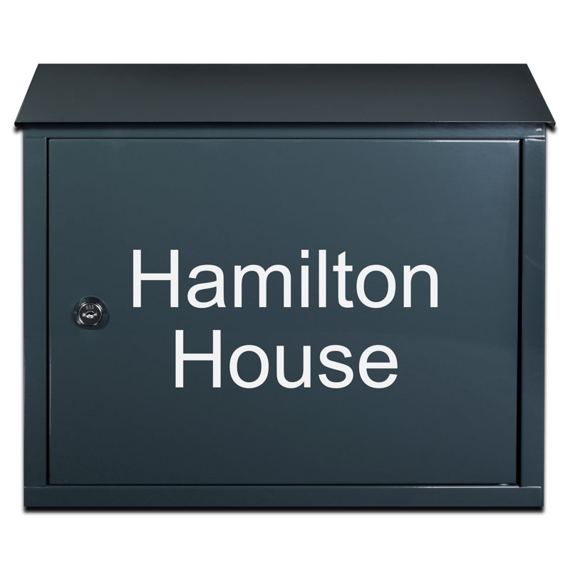 Limones Steel Wall Mounted Post Box, Yes