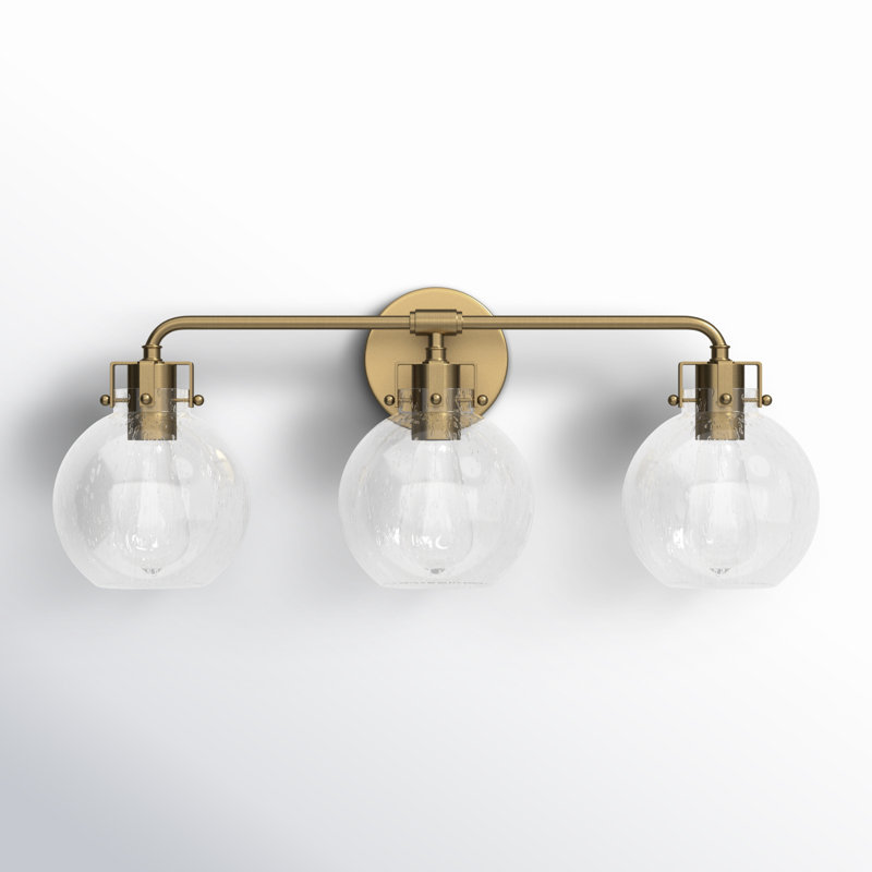 Byrne 3 - Light Dimmable Vanity Light, Burnished Brass