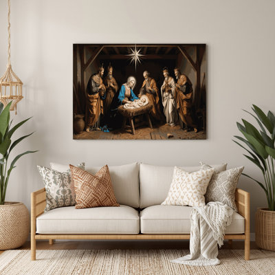 Art mural en métal de Noël crèches de Noël