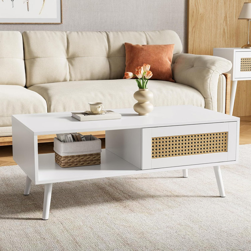 Table basse Boho, White