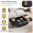 31.4''Square Coffee Table With Sliding Tabletop, High Gloss Centre Table With Hidden Storage Compartment-110477272