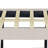 Marlos Simple and Fashionable Twin Size Velvet Fabric Upholstered Daybed with Drawers and Center Support Legs-790640940