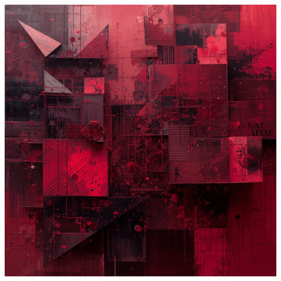 Coussins décoratifs Red Abstract