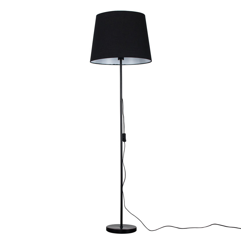 Bekbele 158cm Traditional Floor Lamp, Black, No, Black