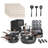 Donnovin 30 - Piece Non-Stick Aluminum Cookware Set-108258203