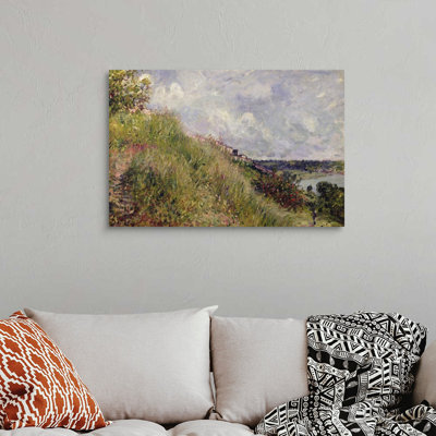 " The Seine, View Of The Slopes Of By, 1881 " by Alfred Sisley Painting Print