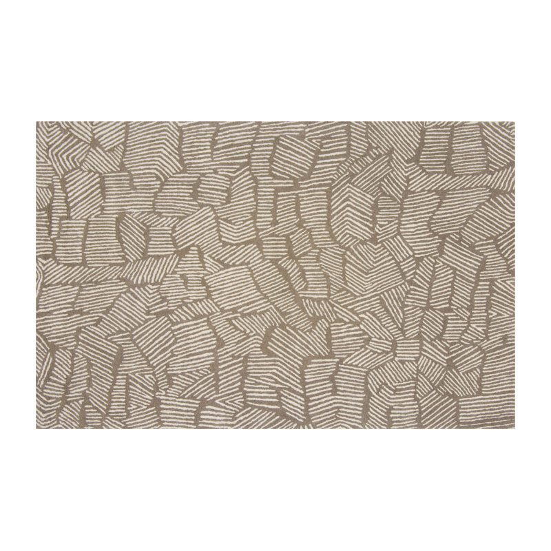 Maison 55 Geometric Area Rug in Brown, Rectangle 5' x 8'