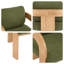 Ensemble de chaises Modern Boucle - structure en caoutchouc avec support ergonomique (ensemble de 2)-1382870551