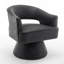 Fauteuil demi-tonneau pivotant de 28 po Kenzlee-533530960