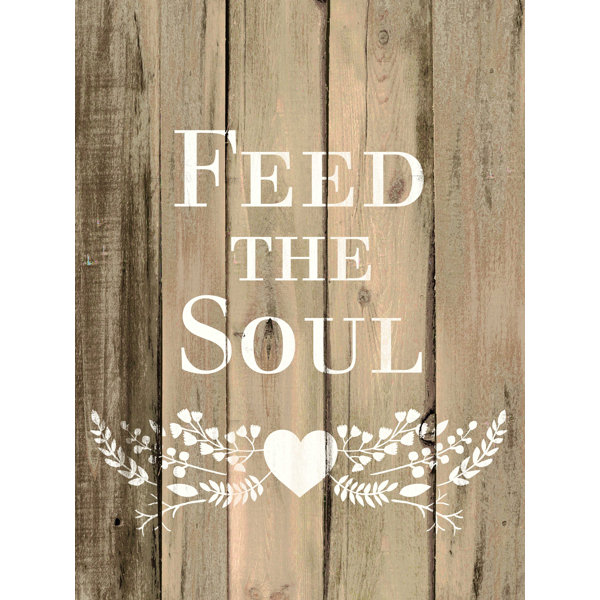 Trinx Wood Soul Food - Wrapped Canvas Print 