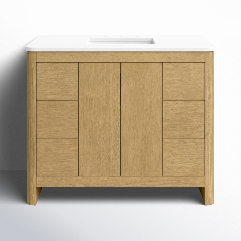 Raye 42'' Single Bathroom Vanity with Quartz Top