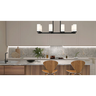 Avers 8 Light Linear Chandelier