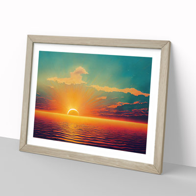 XH1022-4326X Glorious Watercolour Sunset Vol.1 - Single Picture Frame Print