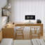 Bureau en bois massif en L Burlywood-1099263834-1099263836
