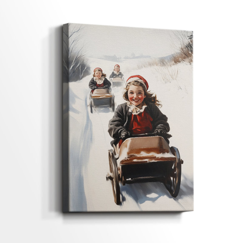 Art des Fêtes de Noël - Toile tendue avec châssis - Série 2-CCL, H 48 po x l 32 po