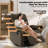 Velvet Recliner Chair,swivel Rocker Recliner,manual Swivel Chairs With Overstuffed Armsand Back,manual Ergonomic Rocking Recliner Chair For Small Living Room, Study, Rv-Brown-1093801811