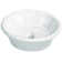 Fauceture White Vitreous China Oval Drop-In Bathroom Sink with Overflow