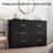 Commode double 6 tiroirs 47,2 po Antasek-217205497