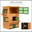 Abri pour chat 3 étages, maison pour chat, maisonnette d'extérieur avec plancher surélevé, toit en asphalte, portes de secours, plateformes de saut, jaune