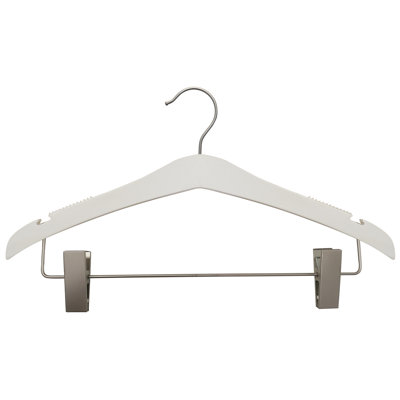 Wood Hangers With Clips for Skirt/Pants