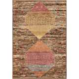 Nazmiyal Collection Contemporary Abstract Geometric Rug 3ft 5in X 4ft 11in