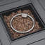 Square Steel Propane Fire Pit Table